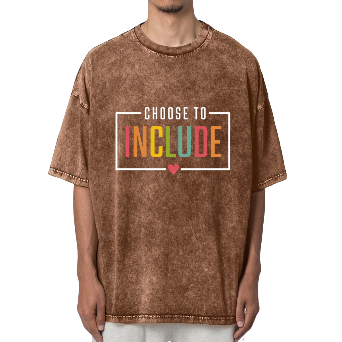 Choose To Include Sped Teacher Washed Graphic T-Shirt