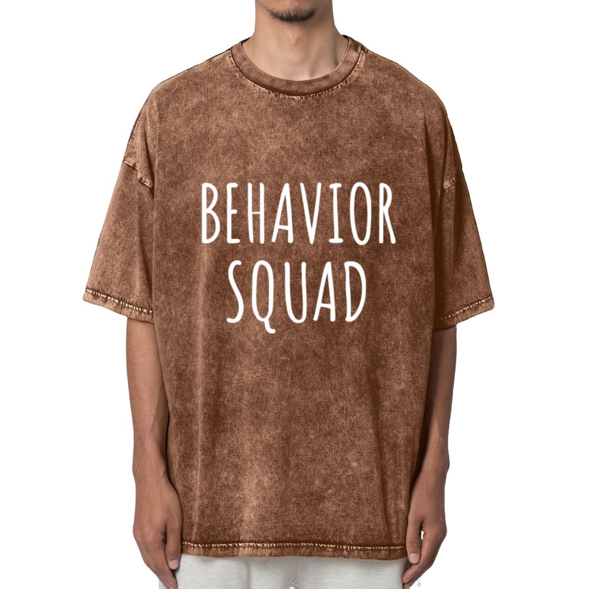 Behavior Squad Aba Shirts Washed Graphic T-Shirt