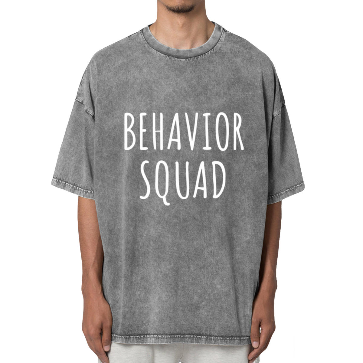 Behavior Squad Aba Shirts Washed Graphic T-Shirt