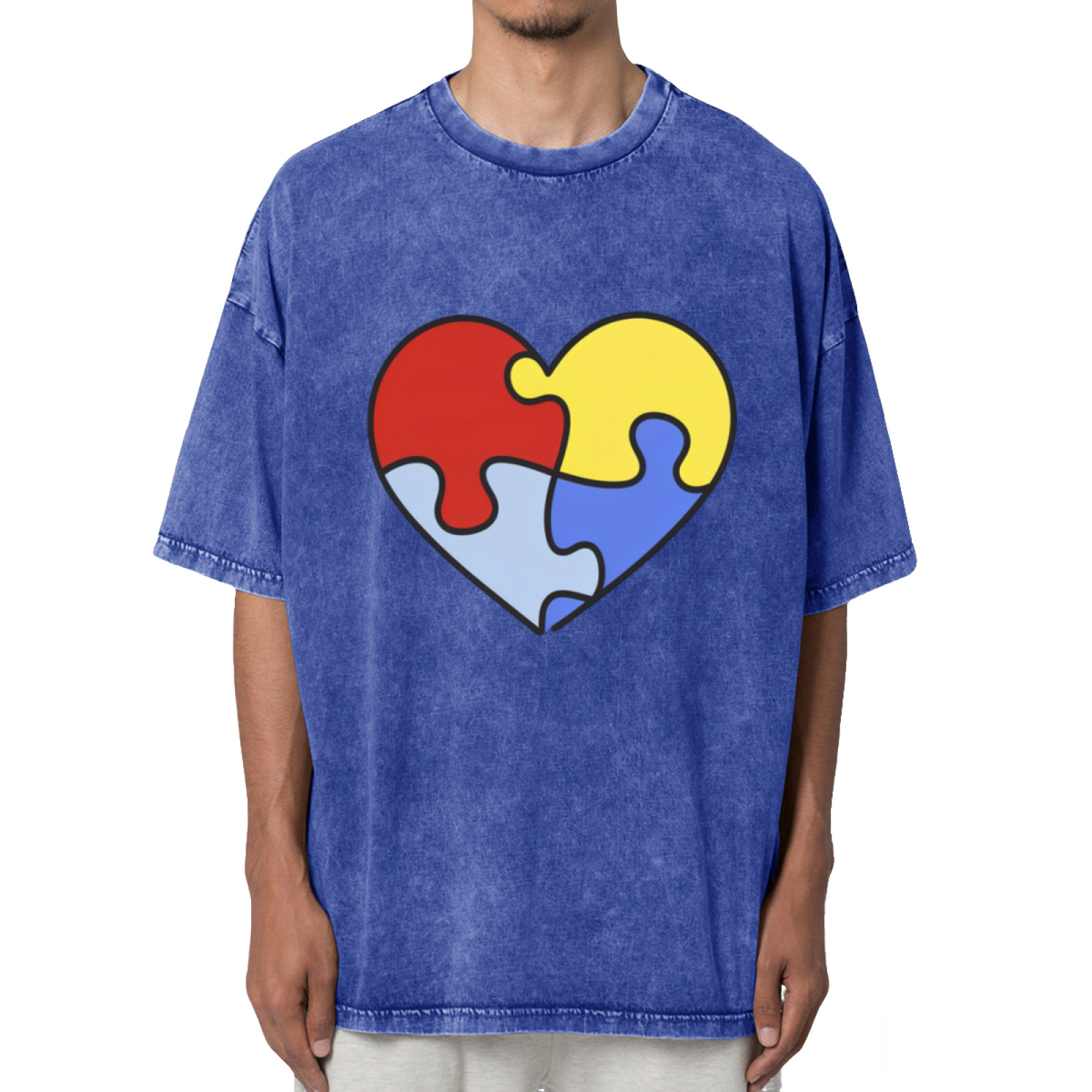 Autism Awareness Graphic Washed T-Shirt