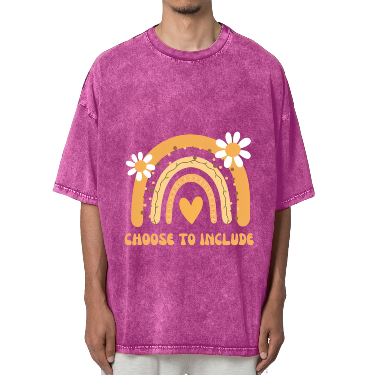 Choose To Include Special Education Washed Graphic T-Shirt