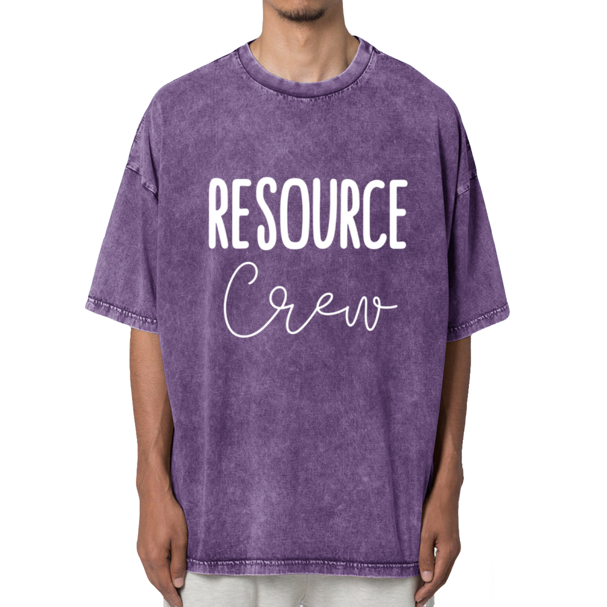 Resource Crew Washed Graphic T-Shirt
