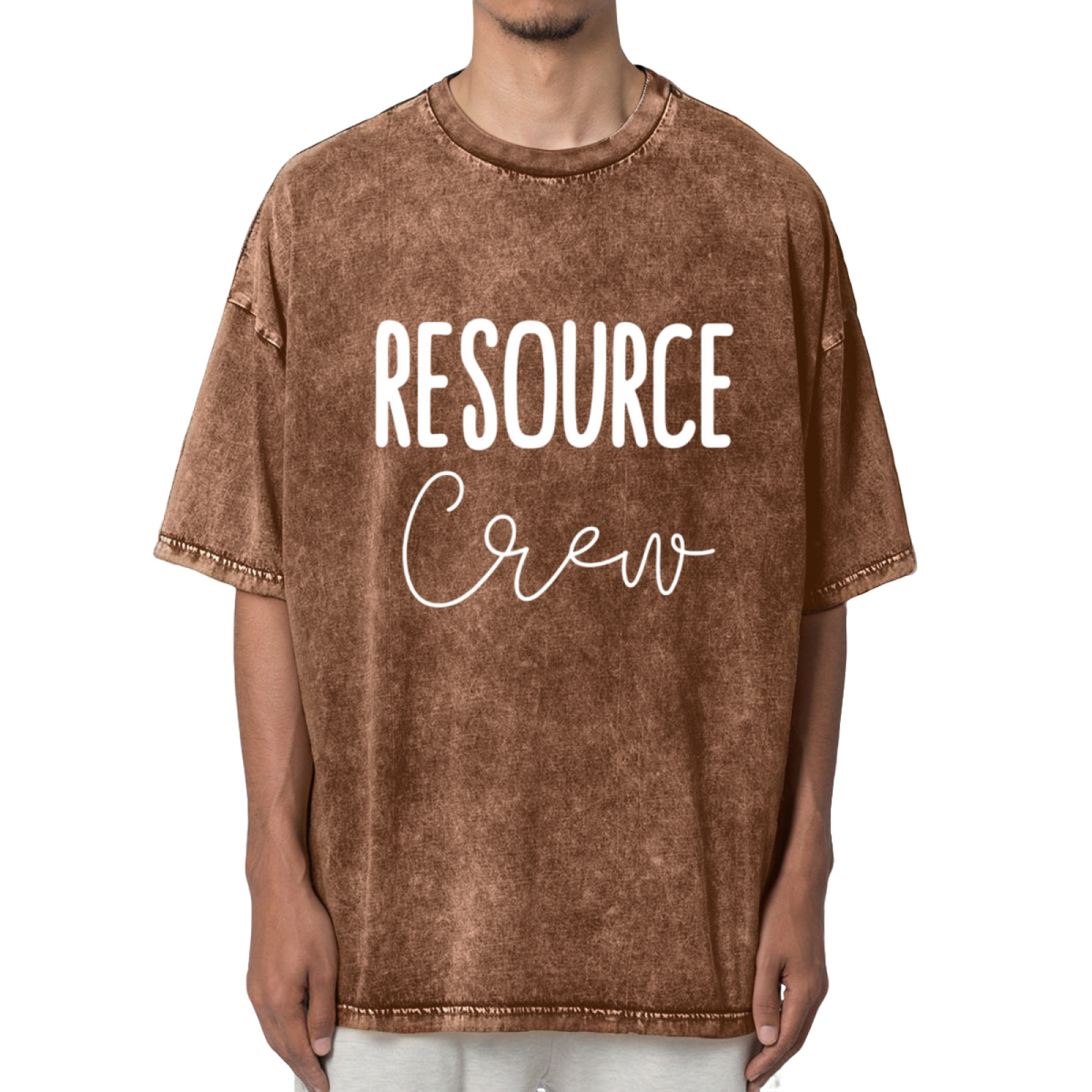 Resource Crew Washed Graphic T-Shirt