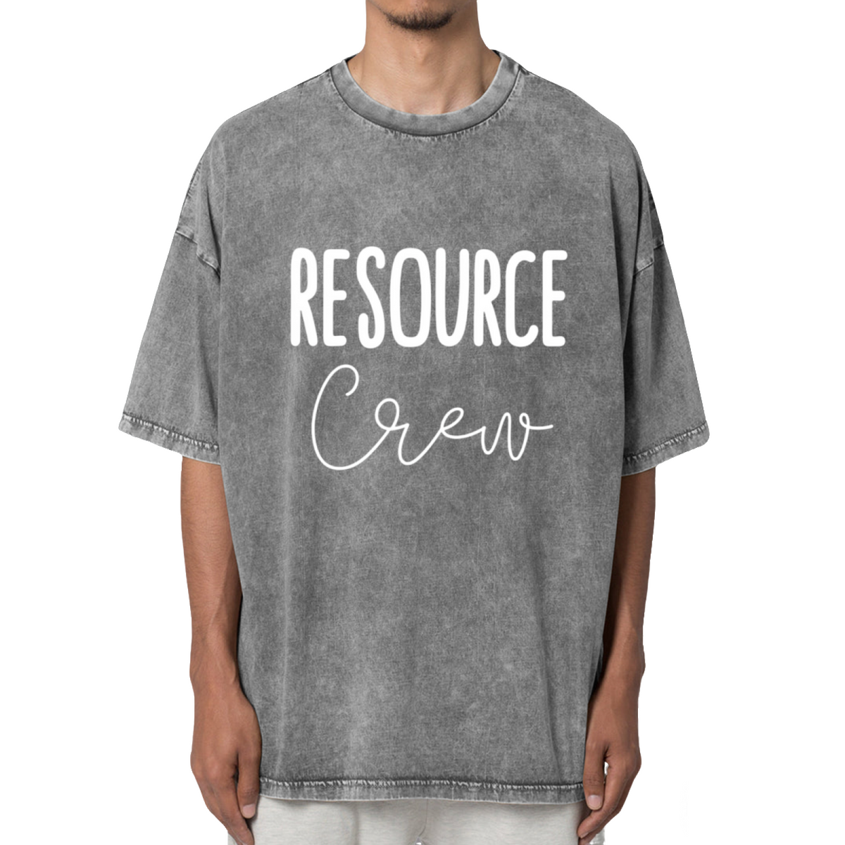 Resource Crew Washed Graphic T-Shirt